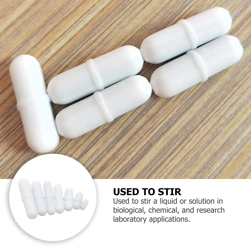 Lab Magnetic Stirrer Set 7Pcs White Stir Bars Octagon Mixer Rods PTFE Cross Type DIY Stirring Plate Tools
Lab Magnetic Stirrer Set 7Pcs White Stir Bars Octagon Mixer Rods PTFE Cross Type DIY Stirring Plate Tools