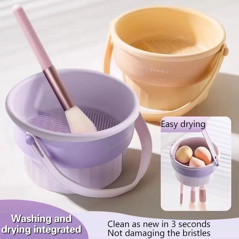【WHB】NewMakeup Brush Cleaning Bowl Beauty Egg Cleaning Tool Storage Set Brush Powder Puff Dry Cleaning Silicone Drying Shelf
【WHB】NewMakeup Brush Cleaning Bowl Beauty Egg Cleaning Tool Storage Set Brush Powder Puff Dry Cleaning Silicone Drying Shelf