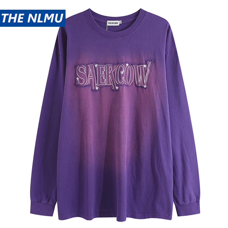 2023 Autumn Long Sleeve T Shirts Men Retro Letter Embroidery T-shirt Hip Hop Streetwear Tops Tees Loose Y2k Clothing
2023 Autumn Long Sleeve T Shirts Men Retro Letter Embroidery T-shirt Hip Hop Streetwear Tops Tees Loose Y2k Clothing