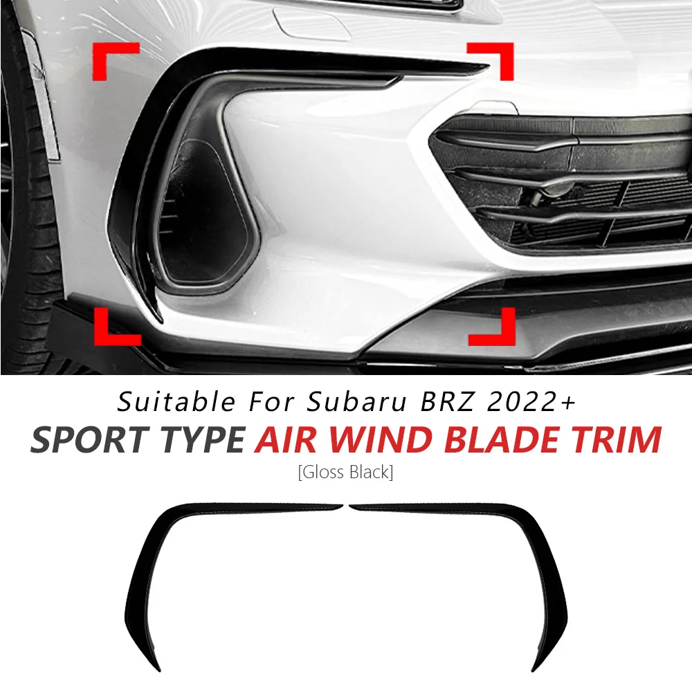 Front Bumper Wind Blade For Subaru BRZ TOYOTA GR86 2022+ Glossy Black Sport Bumper Side Spoiler Trim Cover Car Update
Front Bumper Wind Blade For Subaru BRZ TOYOTA GR86 2022+ Glossy Black Sport Bumper Side Spoiler Trim Cover Car Update