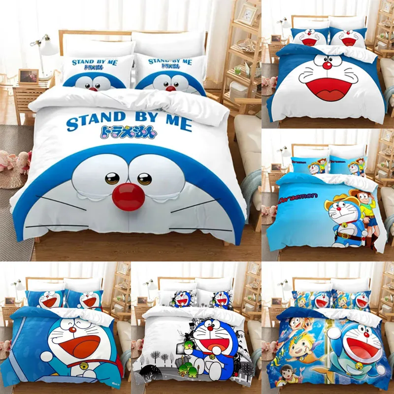 HOT Anime Doraemon Bedding Set Students Sheets Duvet Cover Pillowcase Boy Girl Dormitory Cartoon Cute Bedsheet Bedding Bag Quilt
HOT Anime Doraemon Bedding Set Students Sheets Duvet Cover Pillowcase Boy Girl Dormitory Cartoon Cute Bedsheet Bedding Bag Quilt