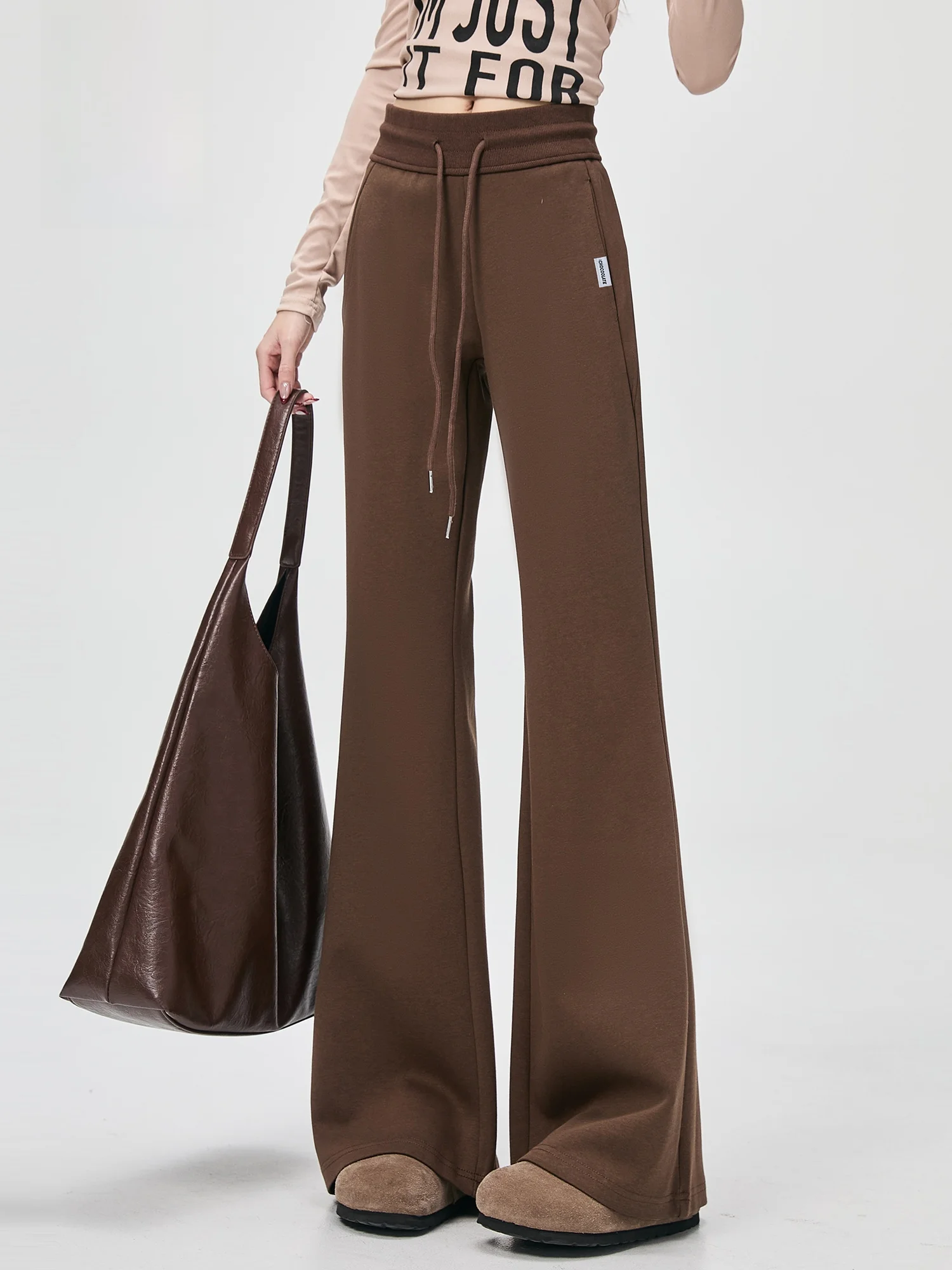 American Sle High Waist Bell Bot Casual Pants Women's Dstring Waist Yoga Sports Pants Color Micro Flared
American Sle High Waist Bell Bot Casual Pants Women's Dstring Waist Yoga Sports Pants Color Micro Flared