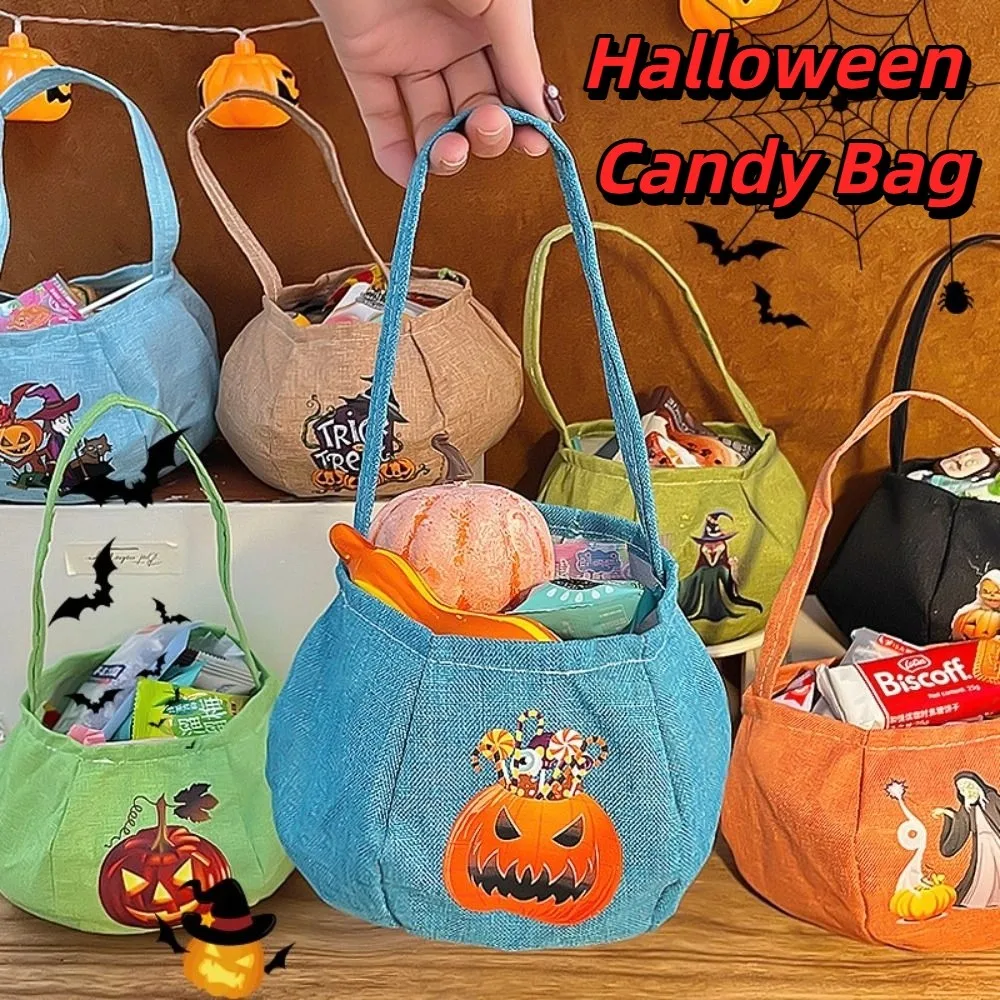 Cute Funny Halloween Candy Bag Printing Nylon Trick or Treat Bag Gifts Pouch Storage Bucket Pumpkin Handbag
Cute Funny Halloween Candy Bag Printing Nylon Trick or Treat Bag Gifts Pouch Storage Bucket Pumpkin Handbag