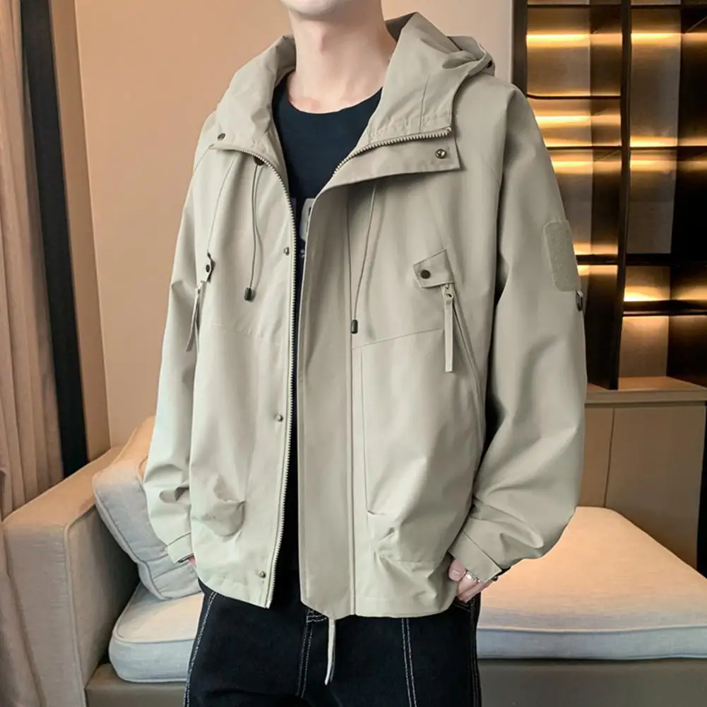 Spring Autumn Winter Jacket Windproof Outdoor Jacket with Hood Long Sleeve Climbing Outwear for Men Multi Pockets Coat with Full
Spring Autumn Winter Jacket Windproof Outdoor Jacket with Hood Long Sleeve Climbing Outwear for Men Multi Pockets Coat with Full