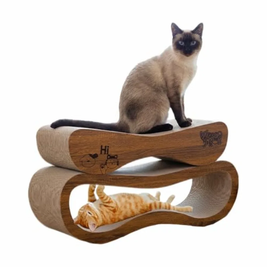 Cat Scratcher 2 in 1 Cat Scratching Board Cat Cardboard Scratch Lounger for Cats as Beds and Furniture Large 27.44 x 9.06 x 9.0
Cat Scratcher 2 in 1 Cat Scratching Board Cat Cardboard Scratch Lounger for Cats as Beds and Furniture Large 27.44 x 9.06 x 9.0