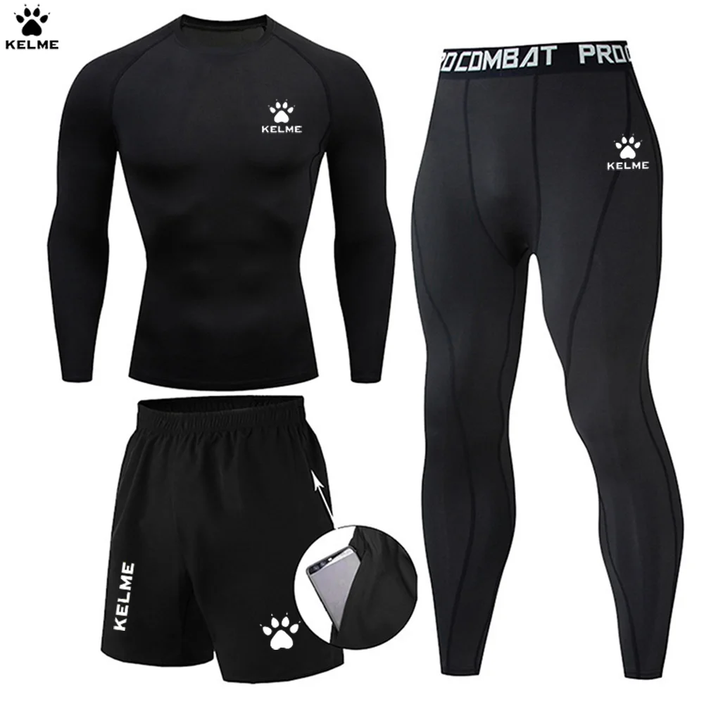Sports compression garment men's quick-drying suit with long sleeves and long pants, fitness wear, running training, breathable
Sports compression garment men's quick-drying suit with long sleeves and long pants, fitness wear, running training, breathable