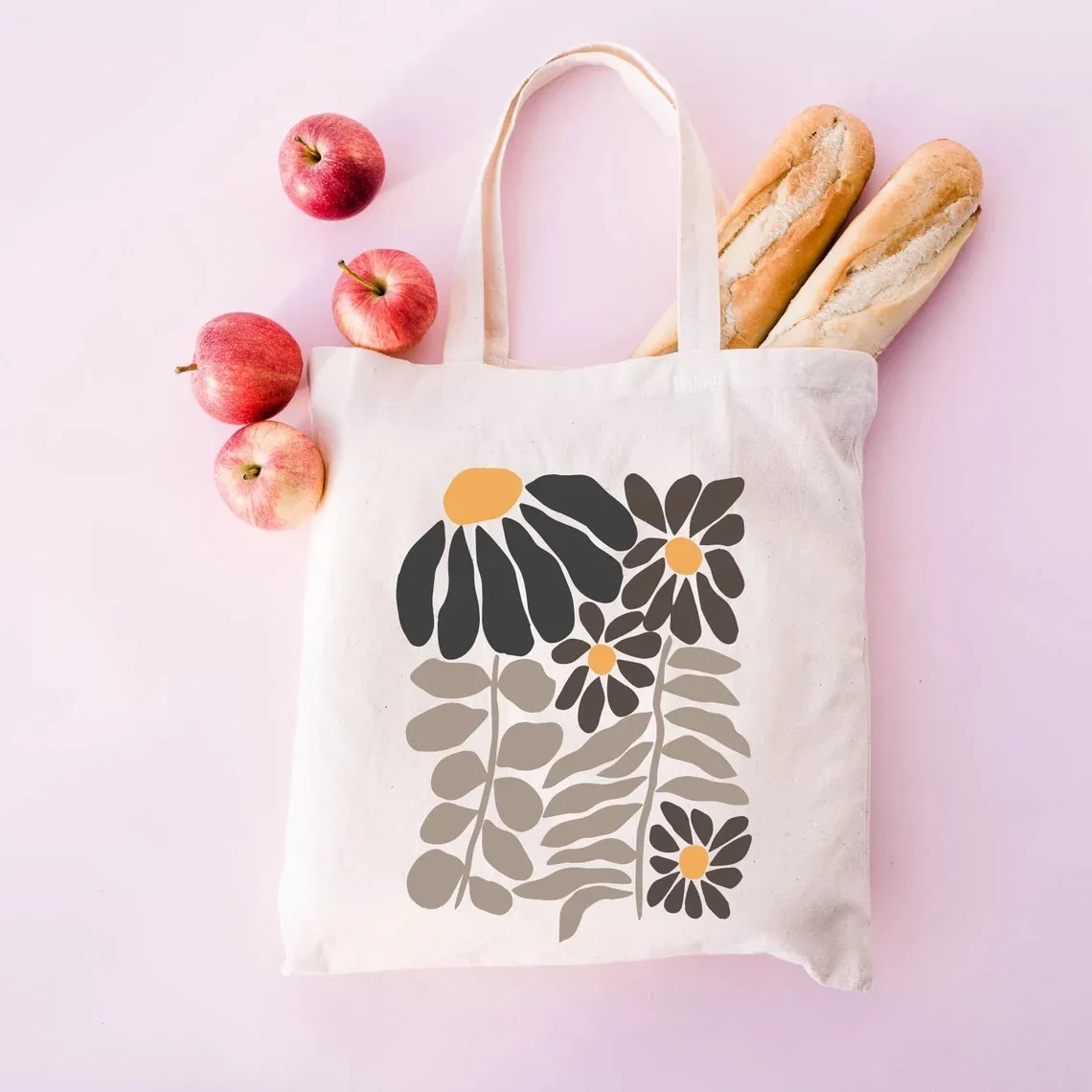 Boho Style Canvas Tote Bags Lightweight Shoulder Bags with Wildflower Print Shopping Bags for Women and Teens, Everyday Tote Bag
Boho Style Canvas Tote Bags Lightweight Shoulder Bags with Wildflower Print Shopping Bags for Women and Teens, Everyday Tote Bag