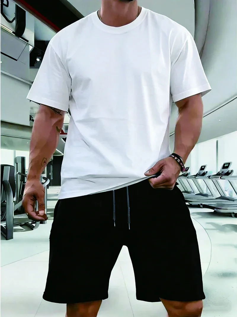 2026 Mens Tracksuit Casual T-shirts Shorts 2 Pcs Set Summer Gym Short Sleeve Outfits Outdoor Fitness Sports Jogging Male Clothes
2026 Mens Tracksuit Casual T-shirts Shorts 2 Pcs Set Summer Gym Short Sleeve Outfits Outdoor Fitness Sports Jogging Male Clothes