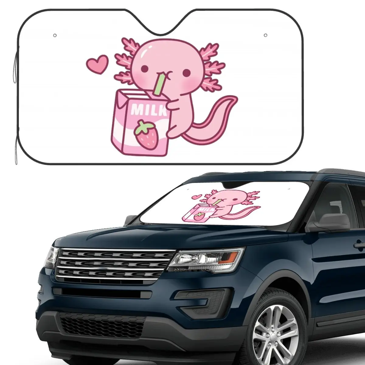 Cute Axolotl Loves Strawberry Milk Doodle Sunshade Windscreen Car Front Windshield Window Sun Visor Accessories Covers
Cute Axolotl Loves Strawberry Milk Doodle Sunshade Windscreen Car Front Windshield Window Sun Visor Accessories Covers