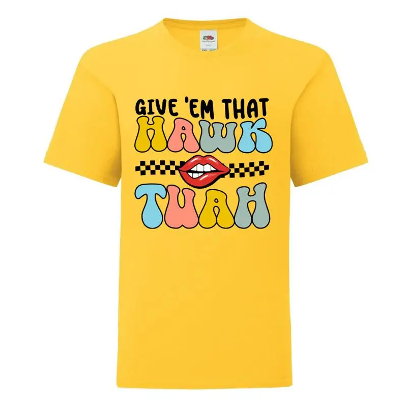 Футболка с забавной цитатой Hawk Tuah Spit On That Thang Viral, различные цвета
Футболка с забавной цитатой Hawk Tuah Spit On That Thang Viral, различные цвета