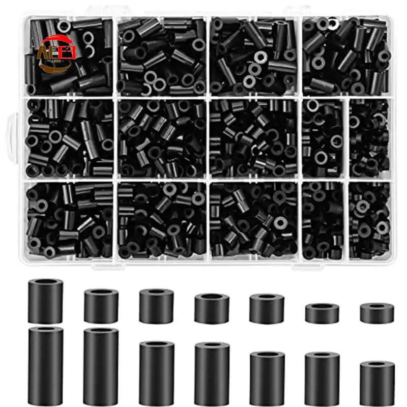 AEE3-1Set Electrical Outlet Screws Spacers Aluminum Round Spacer Black For M3 M4 Screws, For Electrical Screws Switch And Recept
AEE3-1Set Electrical Outlet Screws Spacers Aluminum Round Spacer Black For M3 M4 Screws, For Electrical Screws Switch And Recept
