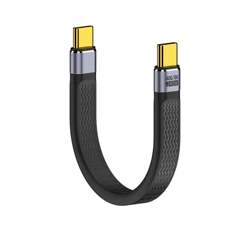 240W Power Delivery Cable High-Speed USB Cable Versatile Compatibility Zinc Alloy Material 40Gbps Data Transfer
240W Power Delivery Cable High-Speed USB Cable Versatile Compatibility Zinc Alloy Material 40Gbps Data Transfer