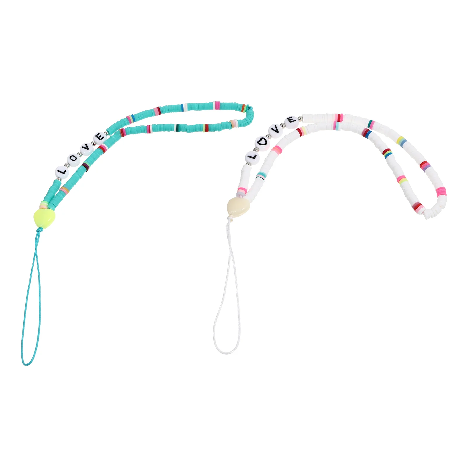 2PCS Polymer Clay Acrylic CCB Phone Lanyard Anti Skid Wristband Creative Shape Design Easy Install Decorative Strap Fixed Beads
2PCS Polymer Clay Acrylic CCB Phone Lanyard Anti Skid Wristband Creative Shape Design Easy Install Decorative Strap Fixed Beads