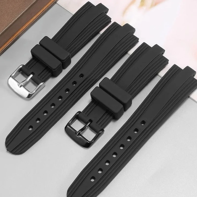 For Bvlgari DIAGONO raised mouth waterproof and sweat proof silicone watch band men's 22 * 7mm black strap accessories
For Bvlgari DIAGONO raised mouth waterproof and sweat proof silicone watch band men's 22 * 7mm black strap accessories