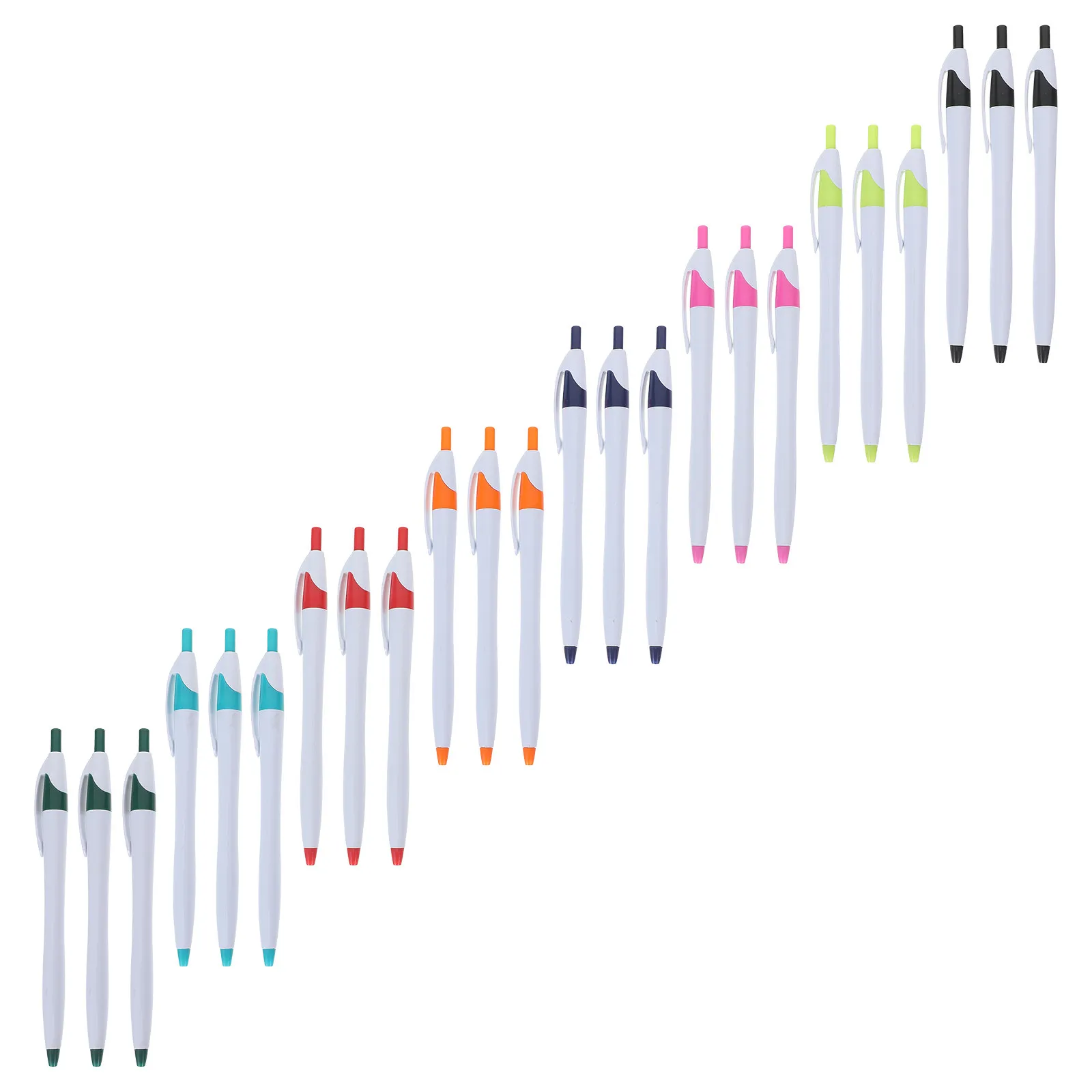 24Pcs Multicolour Push Button Ballpoint Pens 1.0mm Retractable Medium Dry Smooth Writing Ink for Students Journaling
24Pcs Multicolour Push Button Ballpoint Pens 1.0mm Retractable Medium Dry Smooth Writing Ink for Students Journaling