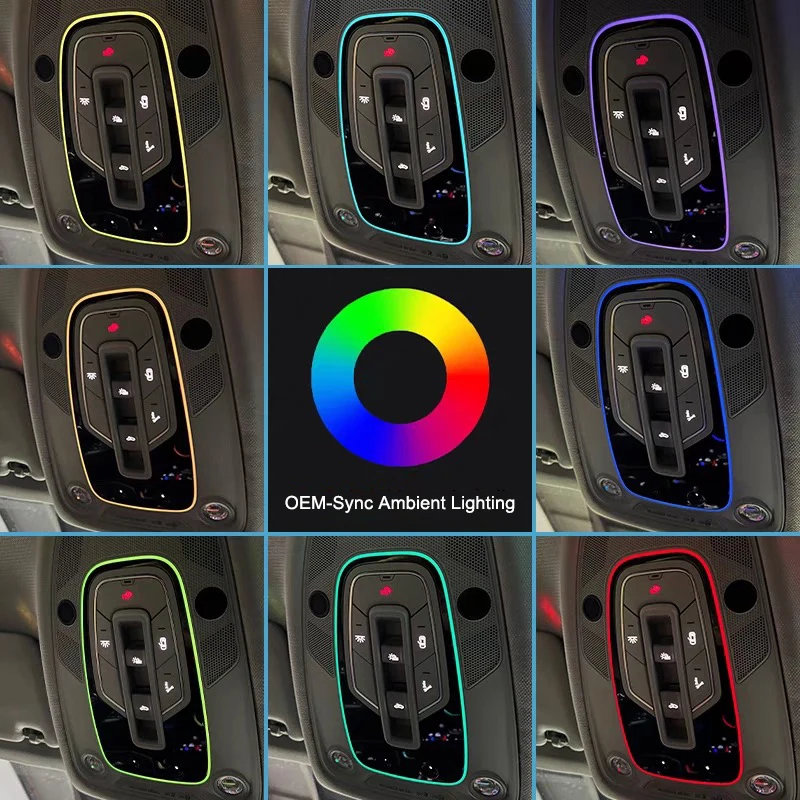 new OEM-Sync 32-Color LED Reading Lamp for Audi A4/A5/Q5/B9/C8 2017-2025 Car Roof RGB Ambient Mood Lighting Interior Decorative
new OEM-Sync 32-Color LED Reading Lamp for Audi A4/A5/Q5/B9/C8 2017-2025 Car Roof RGB Ambient Mood Lighting Interior Decorative
