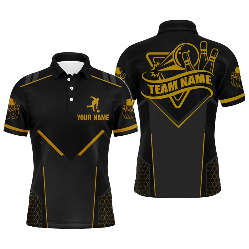 Fashion Bowling Graphic Polo Shirts For Men Trend Custom Name 3D Printed Sports Polo Shirt Casual Breathable Lapel Team Uniforms
Fashion Bowling Graphic Polo Shirts For Men Trend Custom Name 3D Printed Sports Polo Shirt Casual Breathable Lapel Team Uniforms