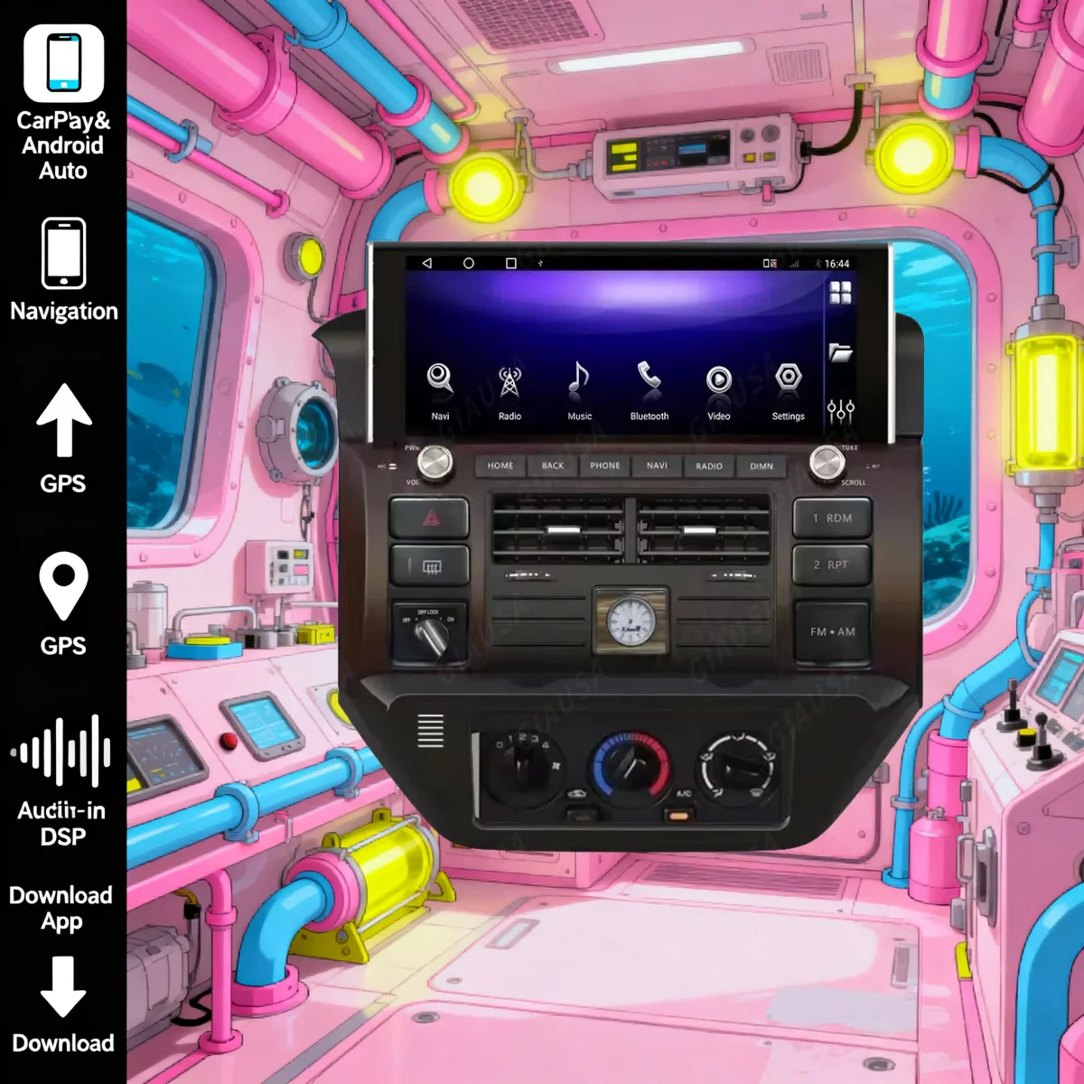 R 12.3" Car Radio For Nissan Patrol Y61 2006 2007-2022 GPS Navigation Multimedia Stereo Player Carplay Unit AI Touch Screen DSP
R 12.3" Car Radio For Nissan Patrol Y61 2006 2007-2022 GPS Navigation Multimedia Stereo Player Carplay Unit AI Touch Screen DSP