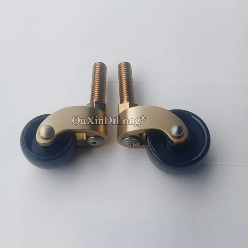 HOT 4PCS Brass+Rubber Silent Casters Wheels Table Chair Sofa Couch Furniture Castors 360° Swivel Rollers more care for Floor
HOT 4PCS Brass+Rubber Silent Casters Wheels Table Chair Sofa Couch Furniture Castors 360° Swivel Rollers more care for Floor
