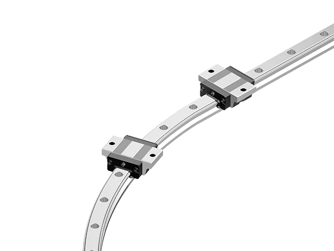 High Precision HCP-RS-25-A10-R100 Curved Linear Guide Rail | for Machinery & Retail Industrial Applications