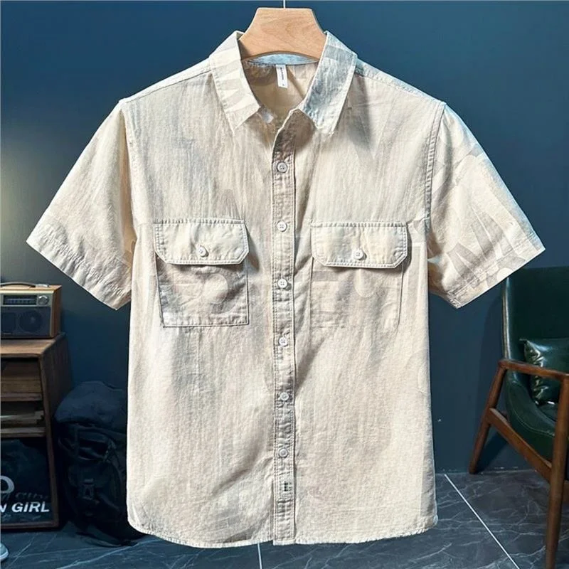 Ice Silk Cool Feeling Floral Work Shirt Men's Summer Casual Short Sleeve Men's Style Trendy Brand Japanese Style Open Cardiga...
Ice Silk Cool Feeling Floral Work Shirt Men's Summer Casual Short Sleeve Men's Style Trendy Brand Japanese Style Open Cardiga...