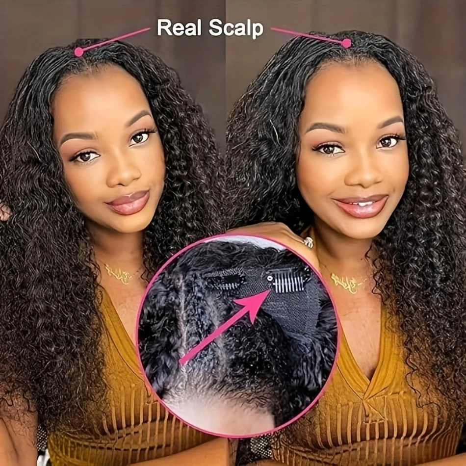 Ready To Go Natural Colored V Part Wig Curly Human Hair Upgrade Glueless Human Hair Water Wave Wig For Women 30 36 inch
Ready To Go Natural Colored V Part Wig Curly Human Hair Upgrade Glueless Human Hair Water Wave Wig For Women 30 36 inch