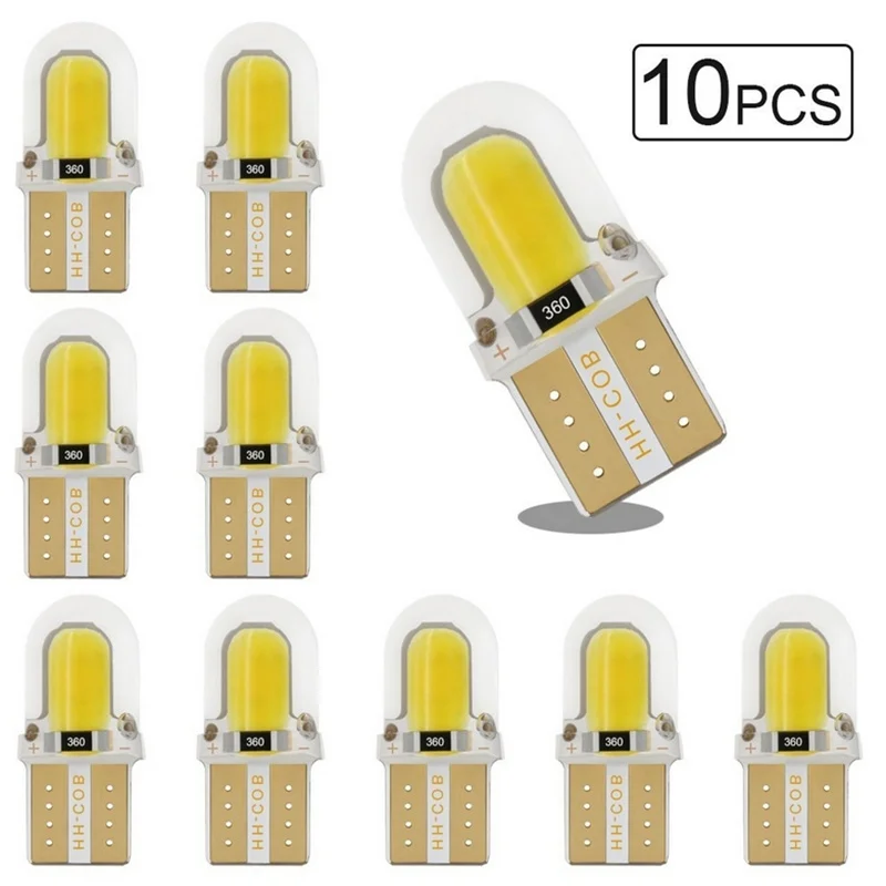 10 шт. светодиодный W5W T10 COB 4SMD светодиодный парковочный светильник с автоматическим клиновым габаритным фонарем Canbus Silica ярко-белые лампы номерного света
10 шт. светодиодный W5W T10 COB 4SMD светодиодный парковочный светильник с автоматическим клиновым габаритным фонарем Canbus Silica ярко-белые лампы номерного света 