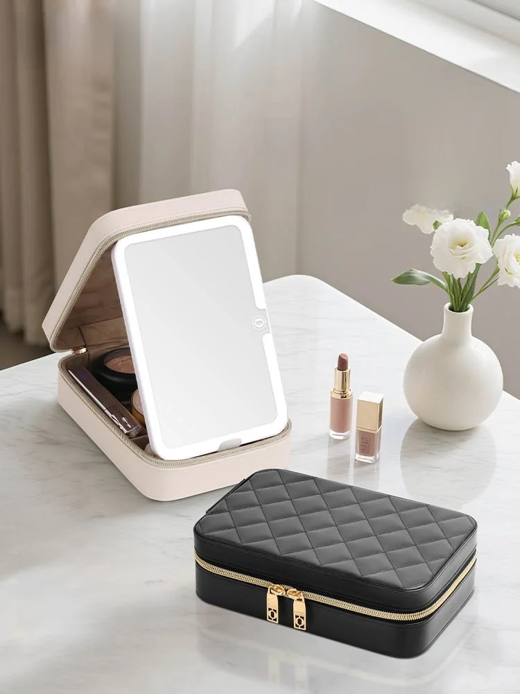 Portable Makeup Bag with Mirror Women's Cosmetic Bag Handbag Storage Organizer Ins Style PU Material Cube Shape from China
Portable Makeup Bag with Mirror Women's Cosmetic Bag Handbag Storage Organizer Ins Style PU Material Cube Shape from China