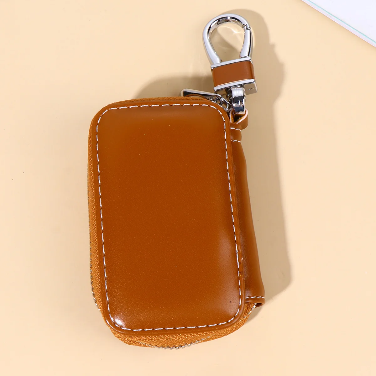 Car Key Bag Brown Durable Chic Hanging Key Pouch Stylish Storage Large Capacity for Car Keys Coins Cash
Car Key Bag Brown Durable Chic Hanging Key Pouch Stylish Storage Large Capacity for Car Keys Coins Cash