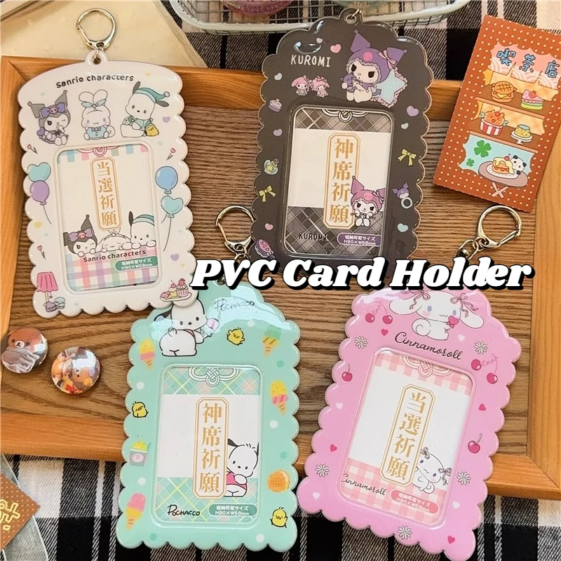 Sanrio Kuromi Card Holder Anime Cinnamoroll Pochacco Cartoon Idol Photo Storage Clip Kids Bus Id Card Bag Keychain Pendant Gifts
Sanrio Kuromi Card Holder Anime Cinnamoroll Pochacco Cartoon Idol Photo Storage Clip Kids Bus Id Card Bag Keychain Pendant Gifts
