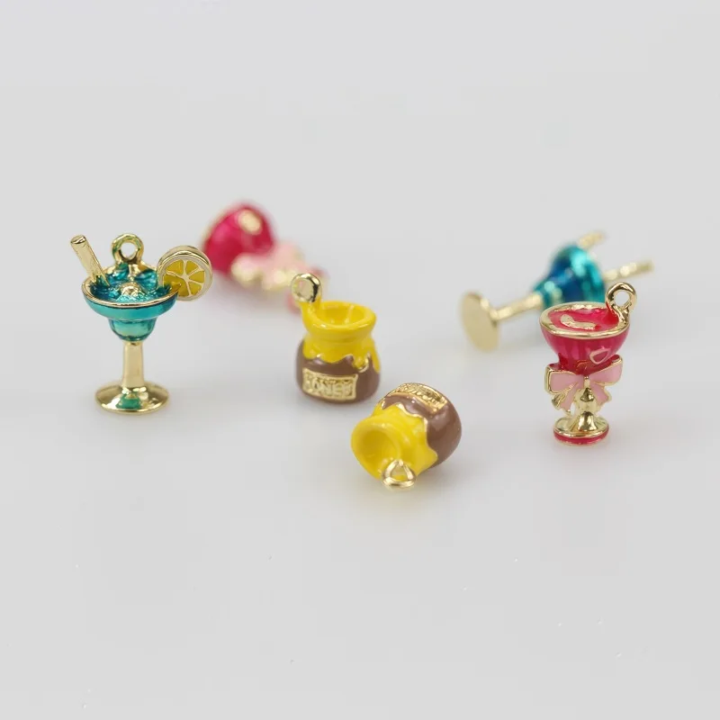 4Pcs Alloy Base Oil Wine Glass Pendant Bee Jar Cartoon Charm For Bracelet Necklace Jewelry Accessories
4Pcs Alloy Base Oil Wine Glass Pendant Bee Jar Cartoon Charm For Bracelet Necklace Jewelry Accessories