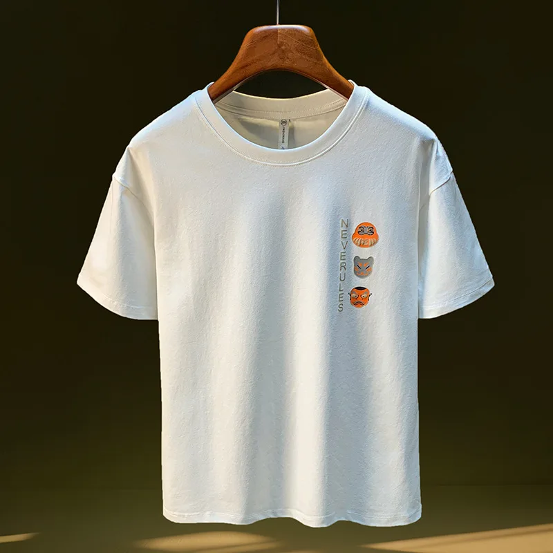 Chinese style printed short sleeved T-shirt for men's summer new half sleeved trendy top thin casual men's clothing
Chinese style printed short sleeved T-shirt for men's summer new half sleeved trendy top thin casual men's clothing