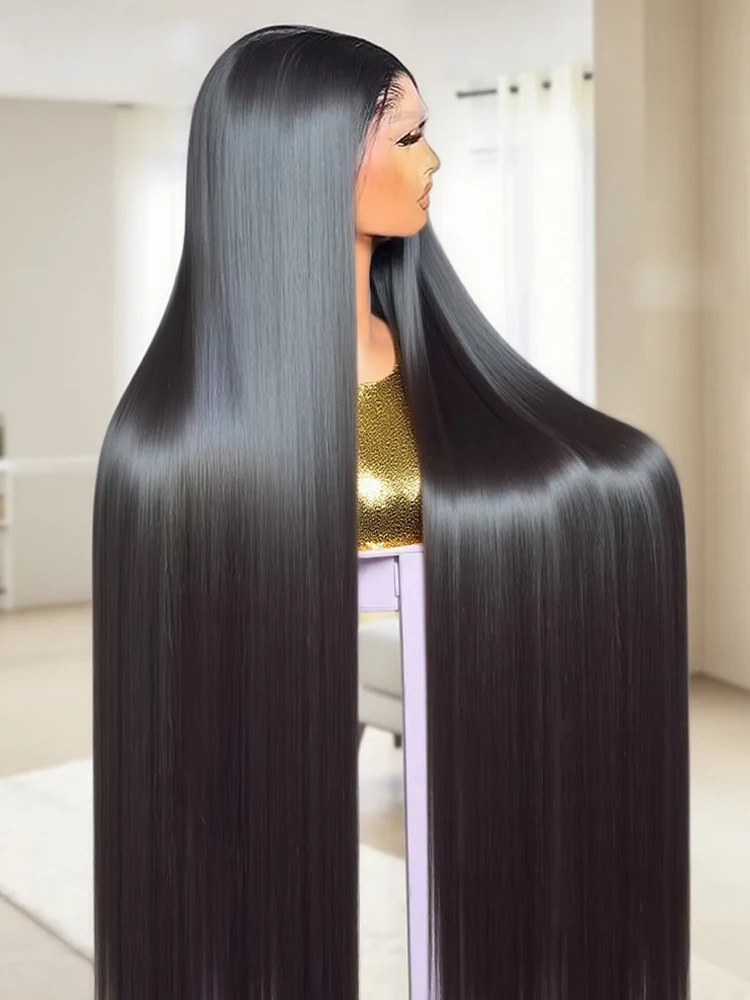 46-дюймовый прямой парик из человеческих волос 13x6 Hd, кружевной фронтальный парик, плотность 300, 13x4 360, полный парик из натуральных волос на кружеве для женщин, предварительно сорванный
46-дюймовый прямой парик из человеческих волос 13x6 Hd, кружевной фронтальный парик, плотность 300, 13x4 360, полный парик из натуральных волос на кружеве для женщин, предварительно сорванный