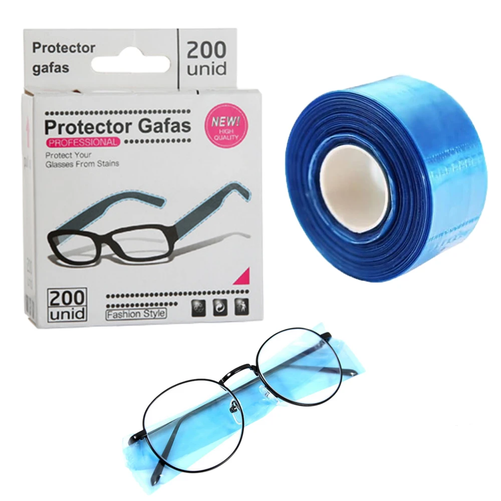 Styling Tool Protection Eyeglasses Covers Sleeves 200ps/Box Disposable Eyeglass Foot Sleeves Hair Styling Accessory
Styling Tool Protection Eyeglasses Covers Sleeves 200ps/Box Disposable Eyeglass Foot Sleeves Hair Styling Accessory