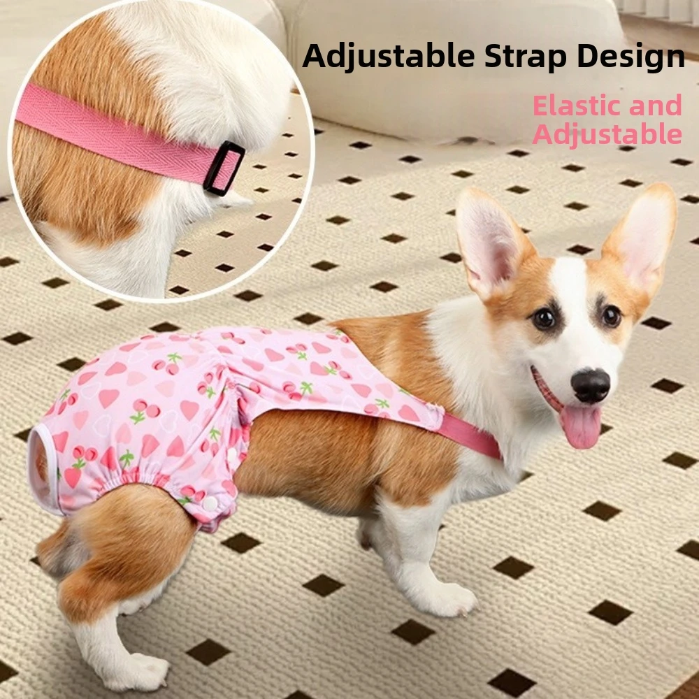 Adjustable Pet Physiological Pants Breathable Cartoon Print Pet Sanitary Pants Comfortable Washable Dog Diaper Abdominal Wounds
Adjustable Pet Physiological Pants Breathable Cartoon Print Pet Sanitary Pants Comfortable Washable Dog Diaper Abdominal Wounds