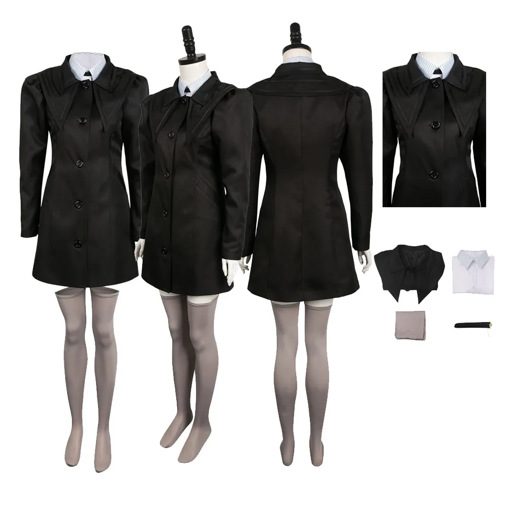Women Adult Outfits Belle Baxter Cosplay Costume Black Coat Shirt 2023 Movie Poor Cos Things Uniform Halloween Carnival Suit
Women Adult Outfits Belle Baxter Cosplay Costume Black Coat Shirt 2023 Movie Poor Cos Things Uniform Halloween Carnival Suit