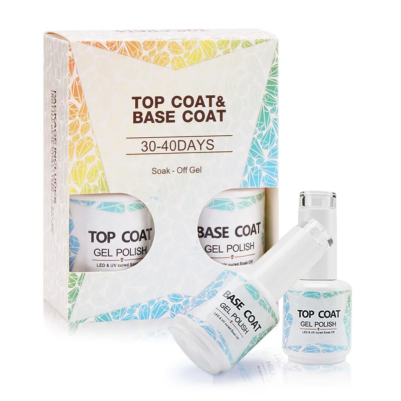 BOZLIN 15ML Base Gel Top Coat UV Gel Nail Polish Set Semipermanent Super Bright No Sticky Top Soak Off Nail Art Manicure
BOZLIN 15ML Base Gel Top Coat UV Gel Nail Polish Set Semipermanent Super Bright No Sticky Top Soak Off Nail Art Manicure