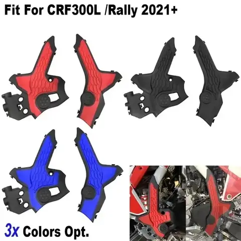 For CRF250L CRF300L Motorcycle ABS 2021-2024 Grip Frame Guard Protection Covers Left and Right Side Covers Protection