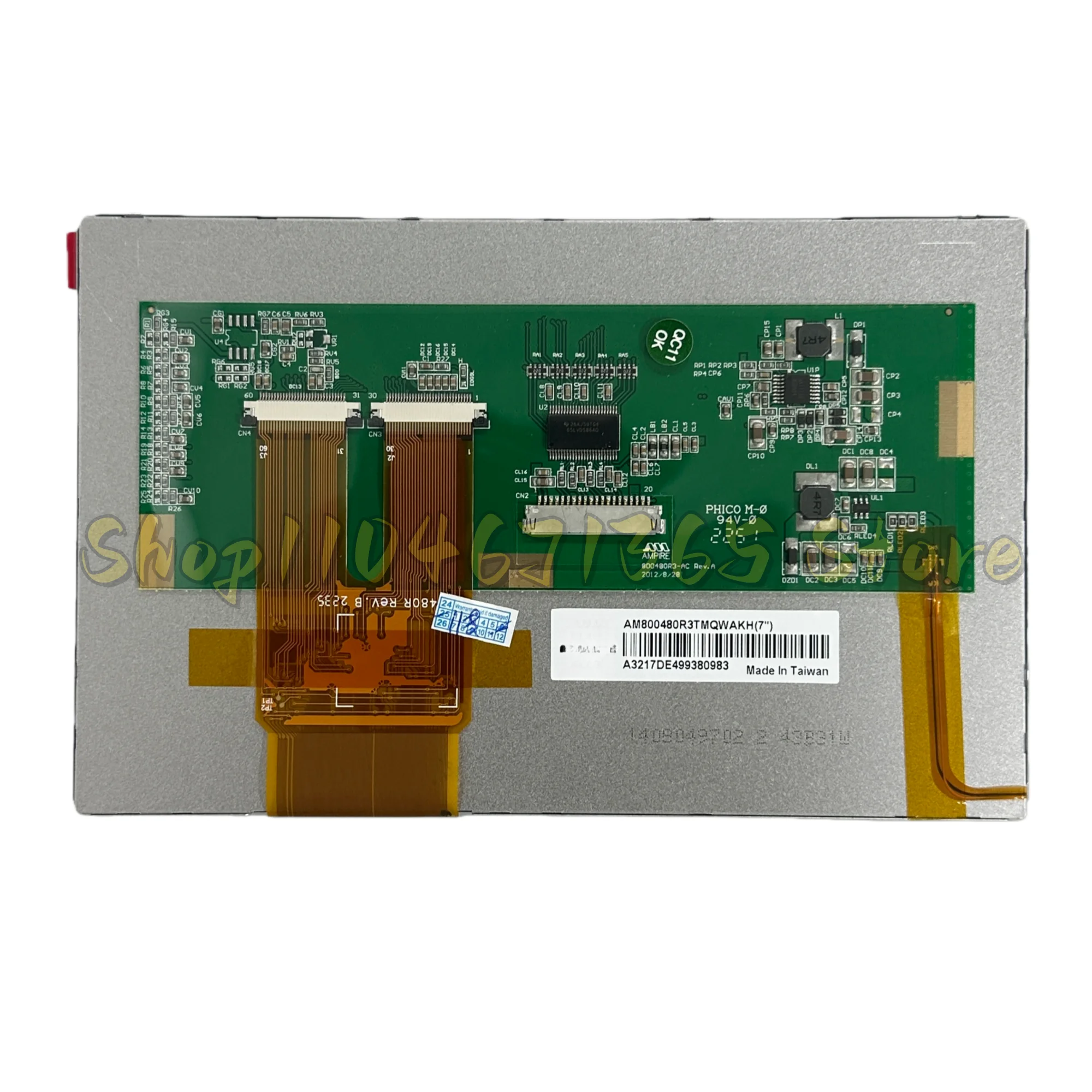 AM800480R3TMQWAKH 7 Inch LCD Display Panel Screen Module for Repair Replacement