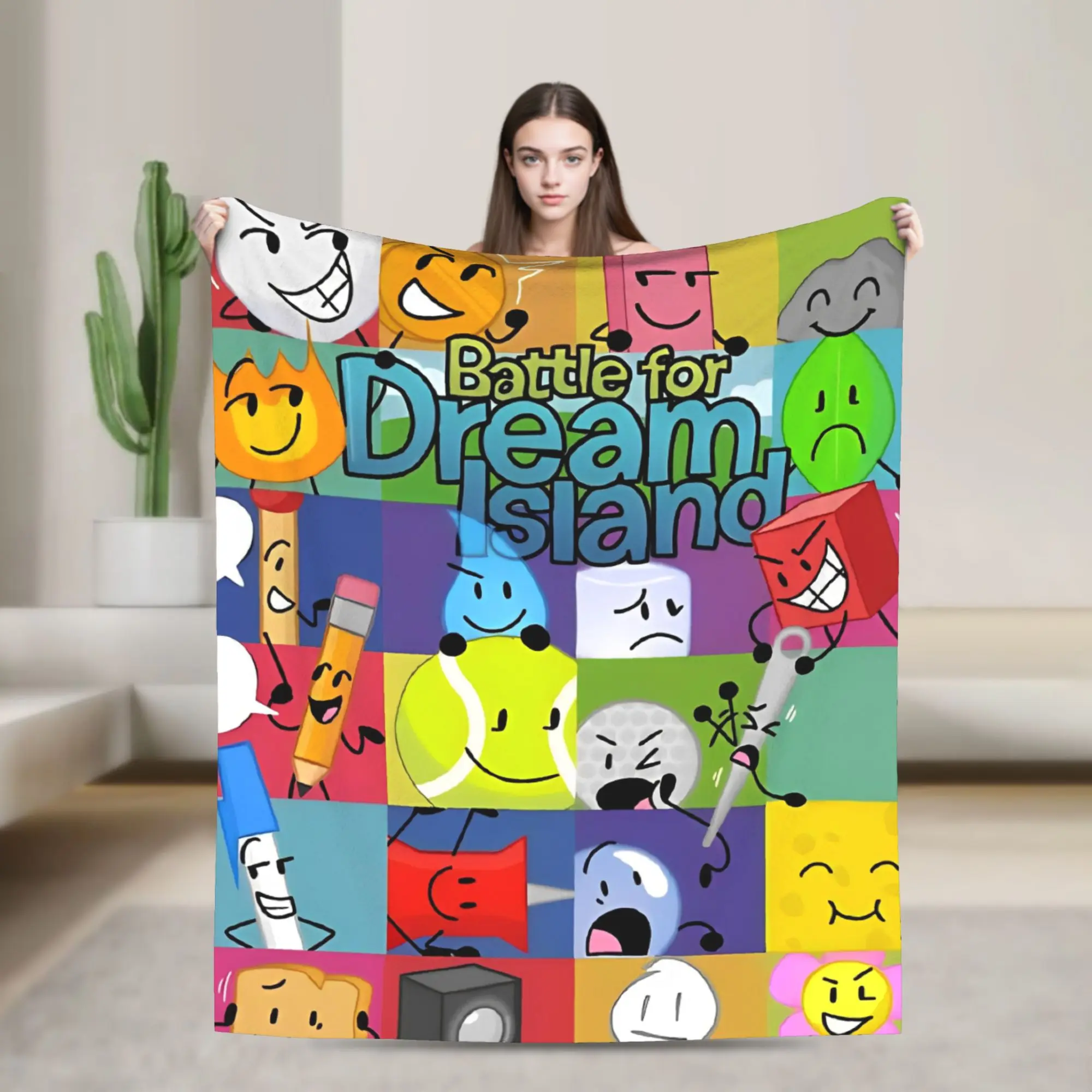 BFDI Inanimate Insanity All Characters Blanket Quality Winter Airplane Travel Outdoor Aesthetic Bedspread
BFDI Inanimate Insanity All Characters Blanket Quality Winter Airplane Travel Outdoor Aesthetic Bedspread