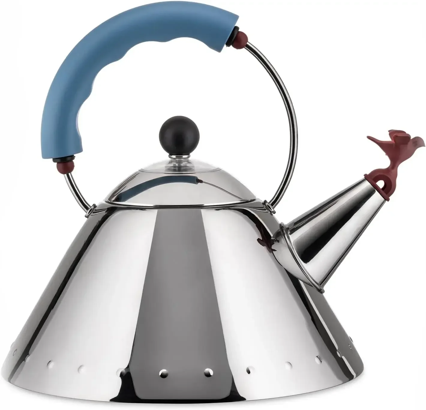 9093 - Design Kettle with Handle and Bird-Shaped Whistle, Stainless Steel and PA, Light Blue
9093 - Design Kettle with Handle and Bird-Shaped Whistle, Stainless Steel and PA, Light Blue