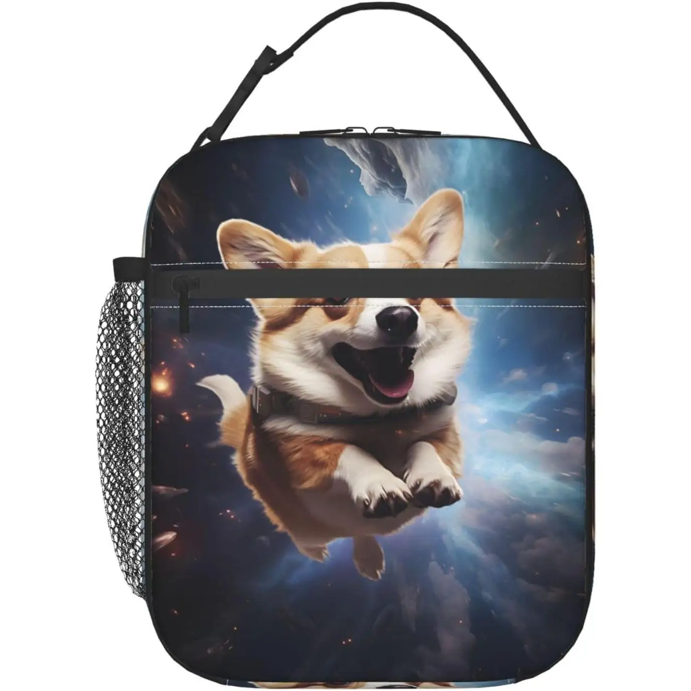 Insulated Cute Cosmic Dog Bag,Polyester Cooler Pet Lovers Handbags Case for School Picnic Work Travel Beach or Hiking
Insulated Cute Cosmic Dog Bag,Polyester Cooler Pet Lovers Handbags Case for School Picnic Work Travel Beach or Hiking