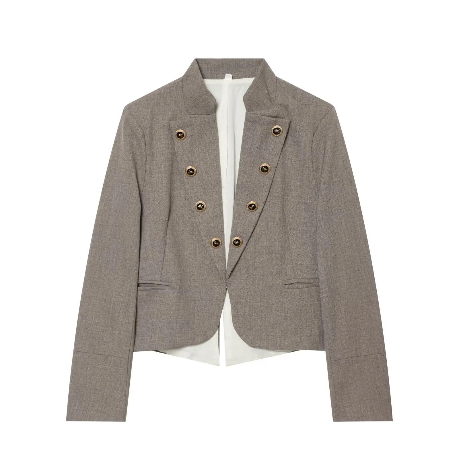 2026 Spring Autumn Women's Casual Vintage V-neck Slim Fit Blazers Jackets Office Lady Elegant Buttons Youth Street Short Coats
2026 Spring Autumn Women's Casual Vintage V-neck Slim Fit Blazers Jackets Office Lady Elegant Buttons Youth Street Short Coats