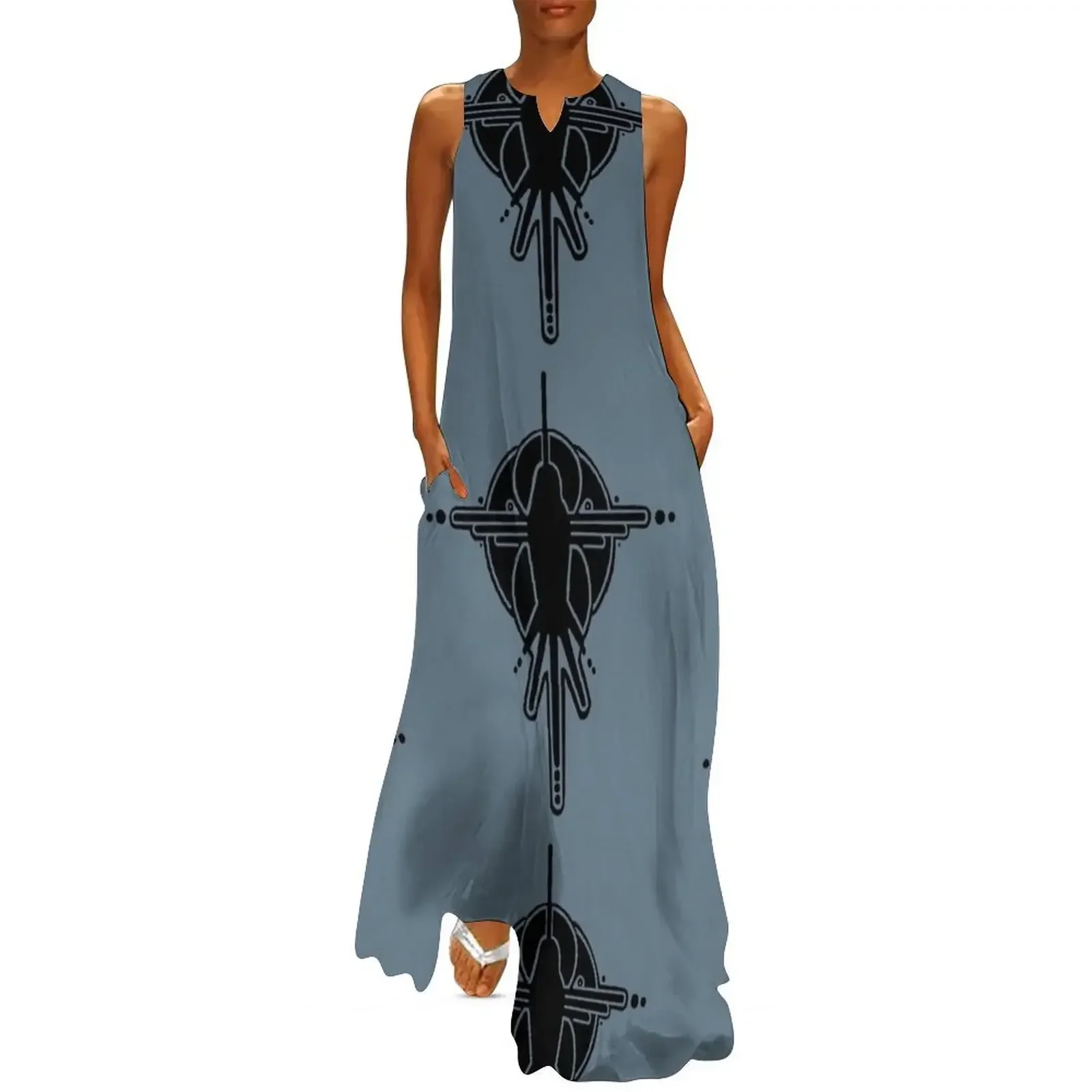 Bird In Flight - Design from an actual Crop Circle Long Dress Dance dresses Dress 
Bird In Flight - Design from an actual Crop Circle Long Dress Dance dresses Dress