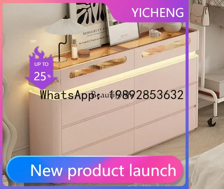 QQ 4Light Luxury Cream Style Solid Wood Eight-Drawer Cabinet Storage Bedside Cabinet Dressing Table Integrated Pinklx
QQ 4Light Luxury Cream Style Solid Wood Eight-Drawer Cabinet Storage Bedside Cabinet Dressing Table Integrated Pinklx