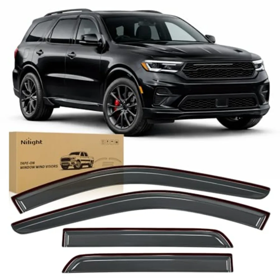 Window Visor Rain Guards for Dodge Durango 2011-2023 2024 2025 2026 Out-Channel Window Deflectors Vent Visors for Rainy Weather
Window Visor Rain Guards for Dodge Durango 2011-2023 2024 2025 2026 Out-Channel Window Deflectors Vent Visors for Rainy Weather
