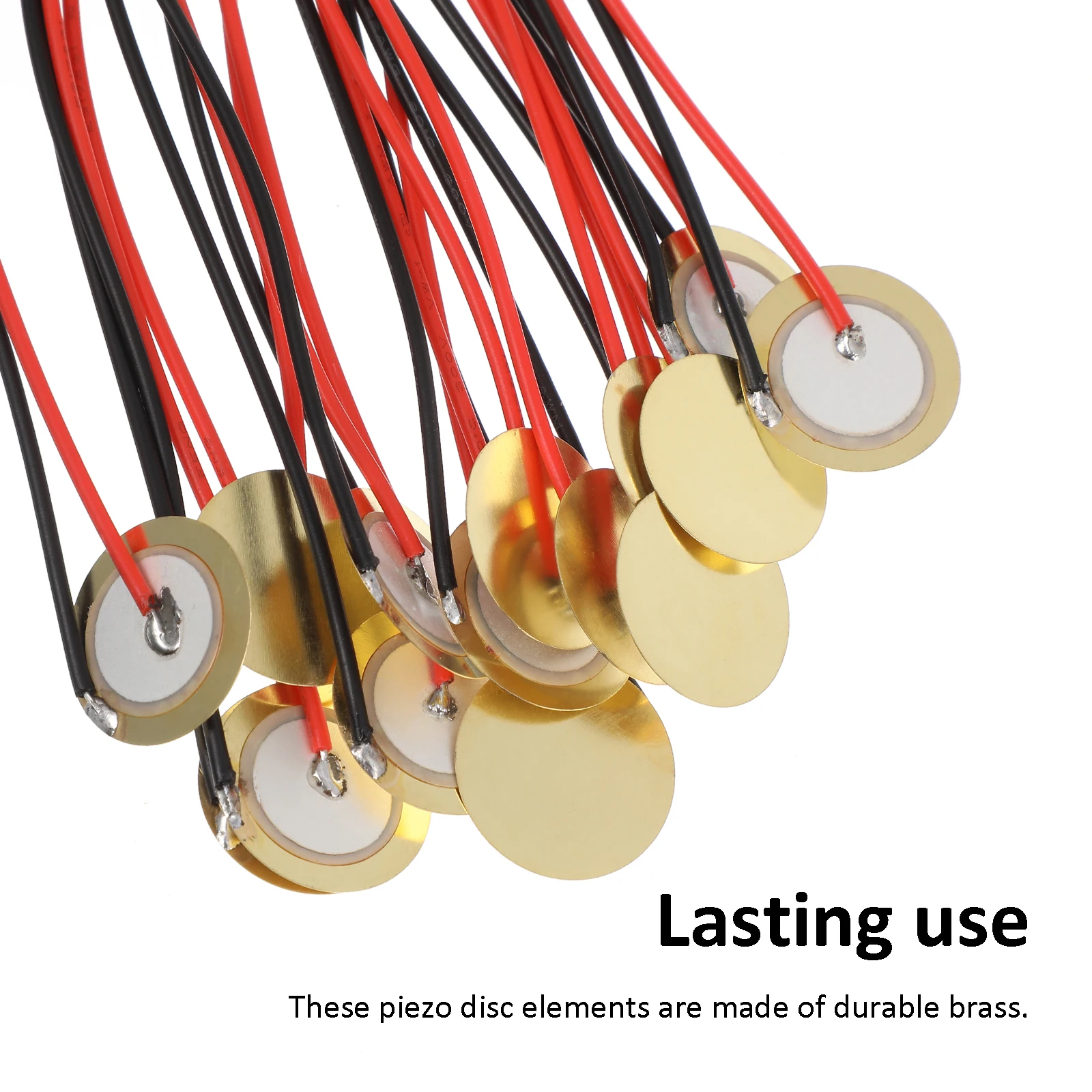 15Pcs Brass Piezo Pickup Acoustic Disc for Guitar Drum Trigger Contact Microphone Piezoelectric Transducer Long Cable Easy
15Pcs Brass Piezo Pickup Acoustic Disc for Guitar Drum Trigger Contact Microphone Piezoelectric Transducer Long Cable Easy