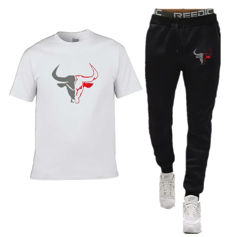 Men's Bull Head Printed Casual Set Spring/Summer Short sleeved T-shirt with Fashionable Pants Set Comfortable Home Clothes
Men's Bull Head Printed Casual Set Spring/Summer Short sleeved T-shirt with Fashionable Pants Set Comfortable Home Clothes