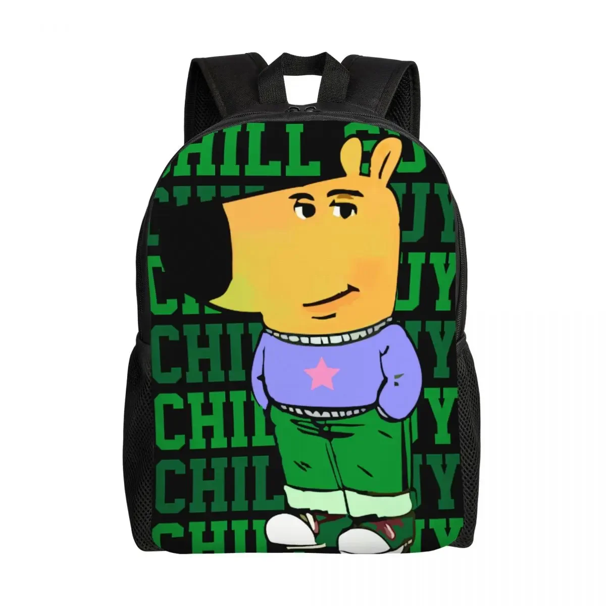 Custom I'm Just A Chill Guy Dog Funny Meme Backpack for Men Women College School Students Bookbag Fits 15 Inch Laptop Bags
Custom I'm Just A Chill Guy Dog Funny Meme Backpack for Men Women College School Students Bookbag Fits 15 Inch Laptop Bags