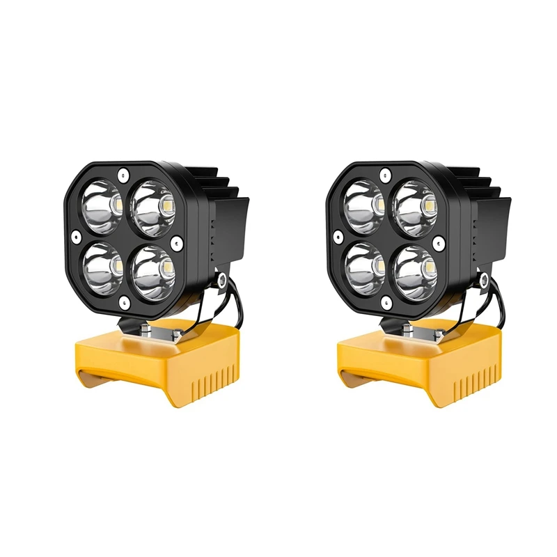 2X LED Work Light For Dewalt 20V Battery,40W 6000LM Flashlight,Flood Light,20V Battery Cordless Work Light 120°
2X LED Work Light For Dewalt 20V Battery,40W 6000LM Flashlight,Flood Light,20V Battery Cordless Work Light 120°